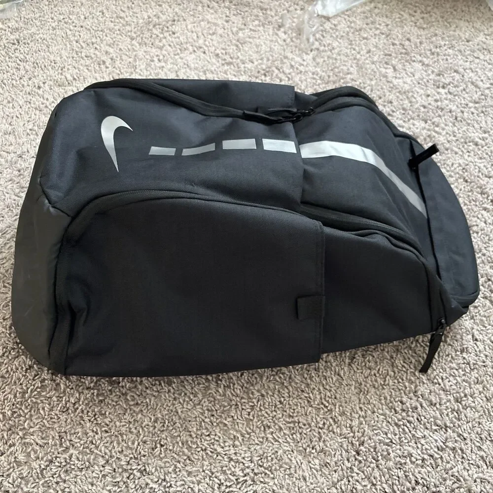 Nike Hoops Elite Pro Men's Basketball Backpack Black Silver BA5554-011 New
